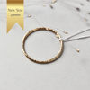 Gold and silver two tone circle necklace - Nova