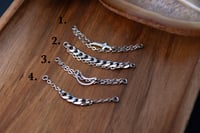 Image 2 of Piercing Chains - Stainless Steel - 30-50mm - Crescent Moon - Nose Chain