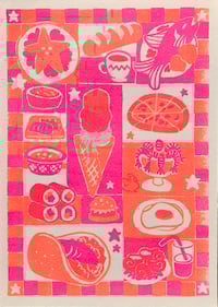 Image 2 of Stardew Valley Cooking A3 Risograph Print