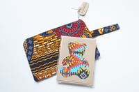 Image 1 of African Fabric Clutch Bag