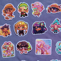 Image 2 of ★ ANIME/CARTOON HOLO STICKERS ★