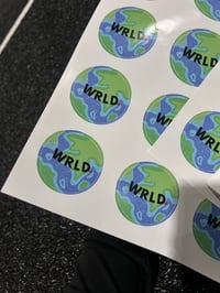 Image 1 of WRLD Stickers
