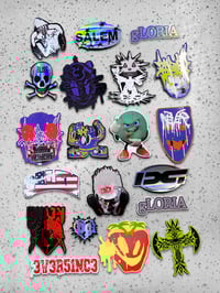 Image 2 of gLORIA Sticker Pack (Bladee, Drain Gang, Salem)