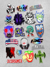 Image 1 of gLORIA Sticker Pack (Bladee, Drain Gang, Salem)