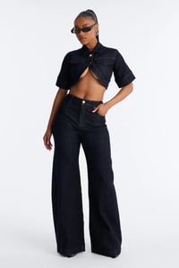 It’s Me Cropped Denim Bolero Jacket Set