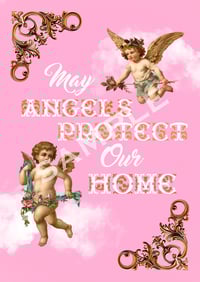 MAY ANGELS PROTECT OUR HOME