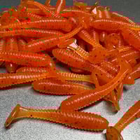 2" Salty Ripper Paddle Tail Orange Crusher Swimbait