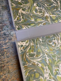 Image 13 of BUMPER One-of-a-kind Clam Shell Box filled with marbled papers! 