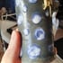 Blue spotty Smugly vase Image 3