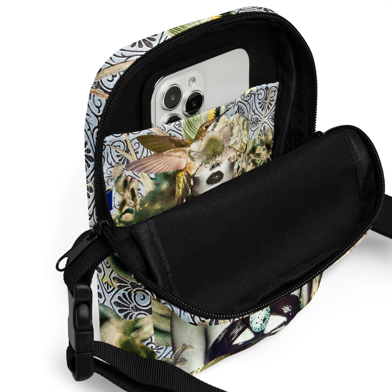 Image of The Personification of Smoke - All Over Print Utility Crossbody Bag