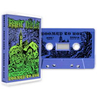 Image 1 of ROTPIT / DRUID LORD - "Doomed To Rot" split cassette