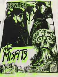 Image 2 of Misfits beware poster