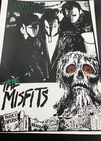 Image 1 of Misfits beware poster