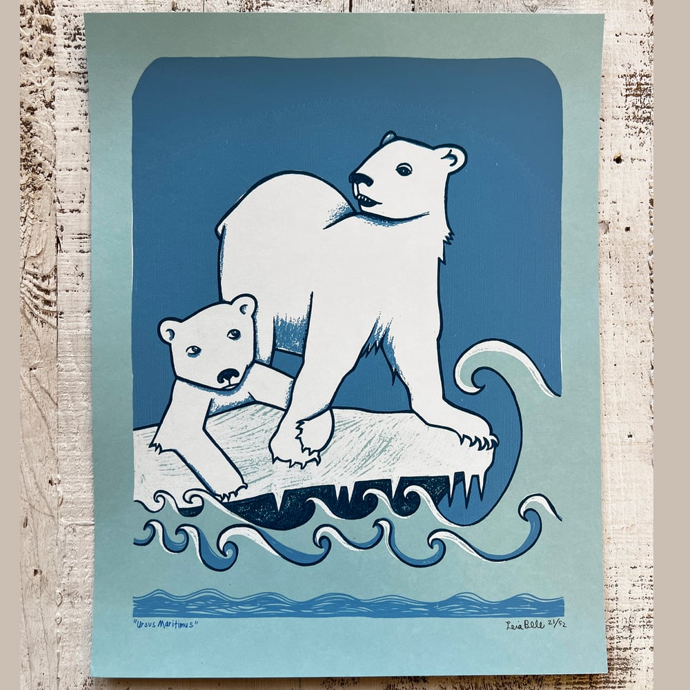 Image of URSUS MARITIMUS ART PRINT