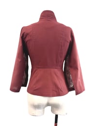 Image 2 of libertine jacket in burgundy 