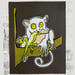 Image of TARSIER WITH A LIZARD ART PRINT