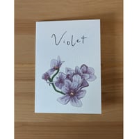 Image 4 of February birth month flower card