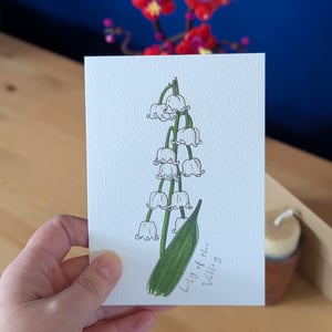 Image of May birth month flower card