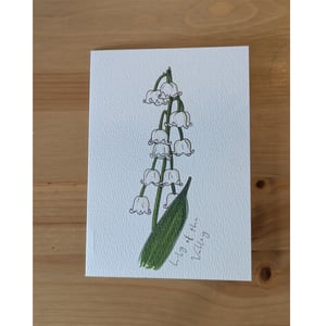 Image of May birth month flower card