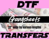 Image 1 of DTF GANGSHEET TRANSFERS