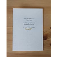 Image 3 of June birth month flower card