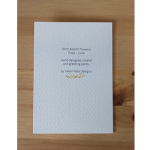 Image of June birth month flower card