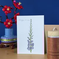 Image 1 of July birth month flower card
