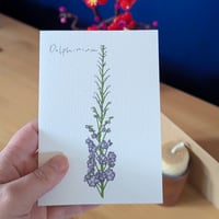 Image 2 of July birth month flower card