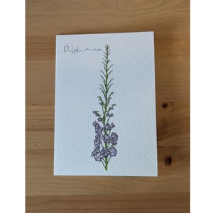 Image of July birth month flower card