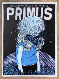 Image 3 of Primus show poster AP/20 - Los Angeles, 10/22/2011