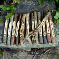 Image 3 of Tree Breath Staves - Lunar Celtic Tree Calendar (TC001-8)