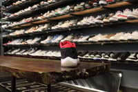 Image 4 of AIR JORDAN XI LOW IE (11) "BLK/TRUE RED"