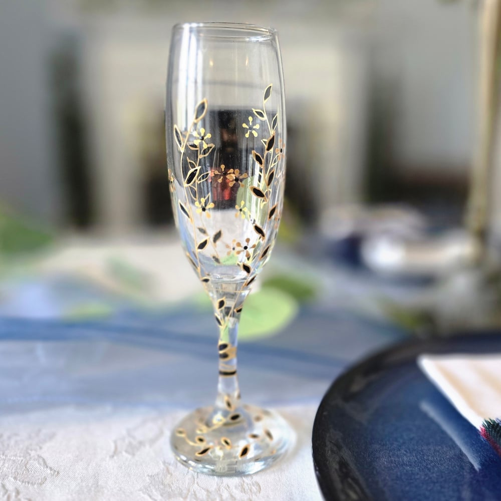 Image of Gilded - Champagne Flute 