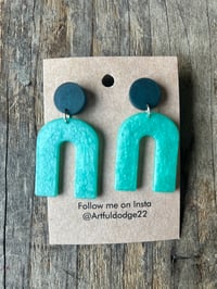 70’s Vibe dark blue/ turquoise 