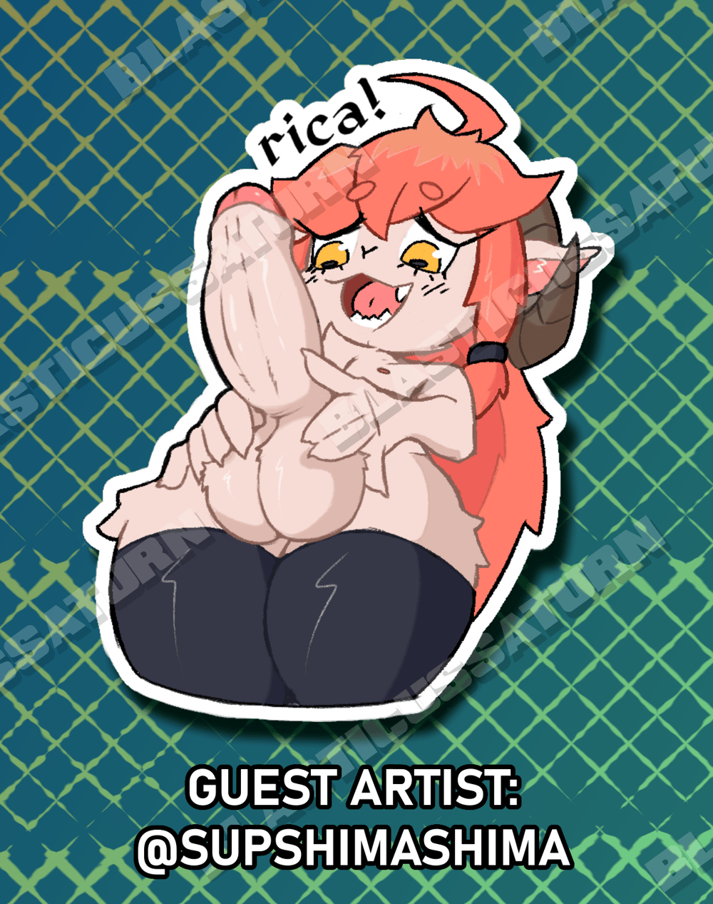 Rica the Ram - Vinyl Stickers