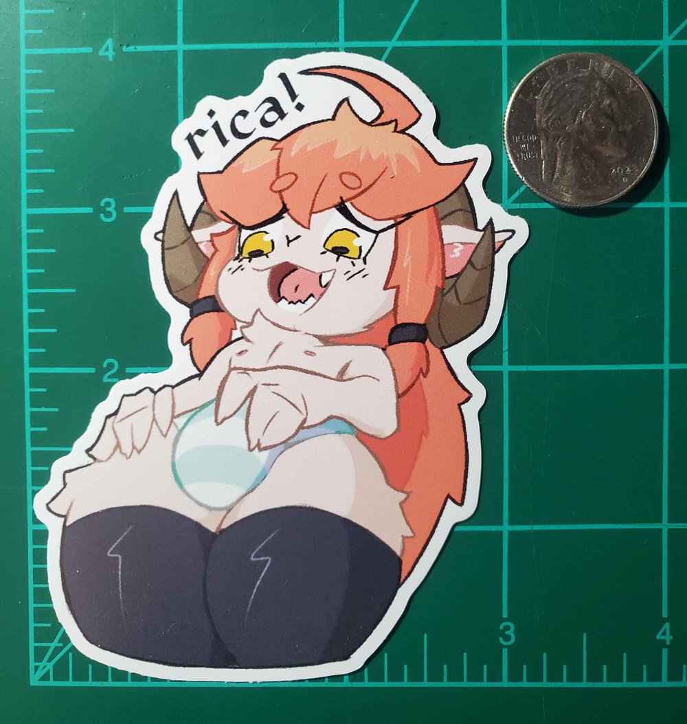 Rica the Ram - Vinyl Stickers