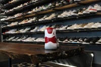 Image 4 of AIR JORDAN XI (11) "WHT/VARSITY RED"