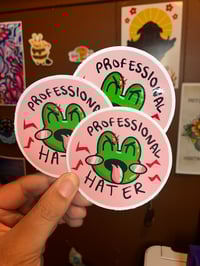 Professional Hater Stickers