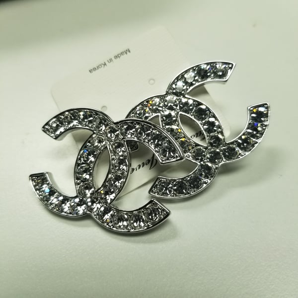 Image of Silver Oversized C's