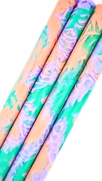 Image 1 of Klickitat Maker blanks! Pressure cast Alumilite resin, with opaque green, lavender & coral. Limited 