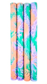 Image 2 of Klickitat Maker blanks! Pressure cast Alumilite resin, with opaque green, lavender & coral. Limited