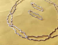 Image 1 of Flowy Earrings / Necklace / Set