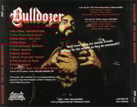Image 2 of BULLDOZER - The Final Separation CD w/ BONUS FALLEN ANGEL EP