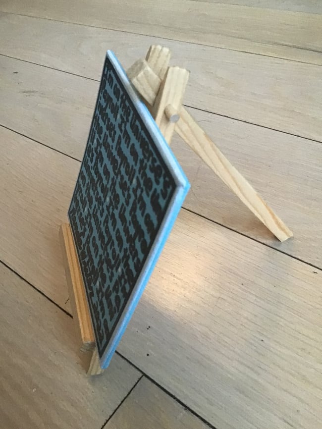 4” x 4” Canvas Panel with Easel • I’m On The Universe’s….