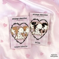 Image 4 of Strange Sweeties Puppy Cerberus Hard Enamel Pin