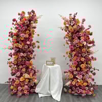 Hot Pink & Orange Pillars