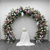 Round Pastel Floral Arch