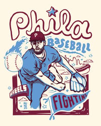 Image 1 of Phila Baseball Wheels print