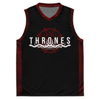 Image 1 of Thrones NYC Recycled unisex basketball jersey