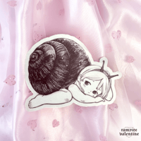 Snail Girl 4" Waterproof Vinyl Sticker